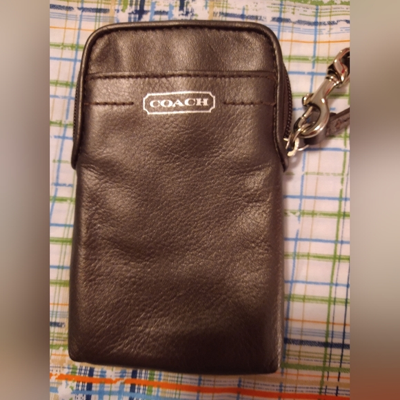 NWOT COACH Wallet Wristlet Cocoa Brown with shimmer. - Picture 2 of 10